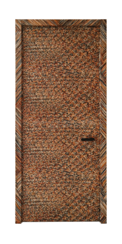Sokcho solid core wood veneer interior door system with magnetic privacy lock and concealed hinges by MR DOOR US 2