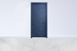 Busan modern solid core interior door with concealed hinges 4