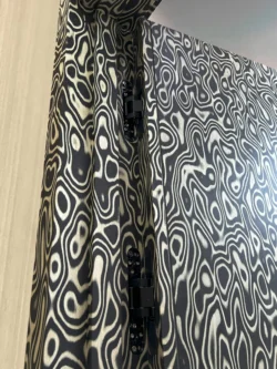 Incheon premium flush interior door system featuring magnetic handle and solid core construction by MR DOOR US
