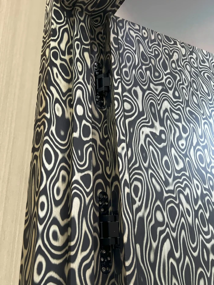Incheon premium flush interior door system featuring magnetic handle and solid core construction by MR DOOR US