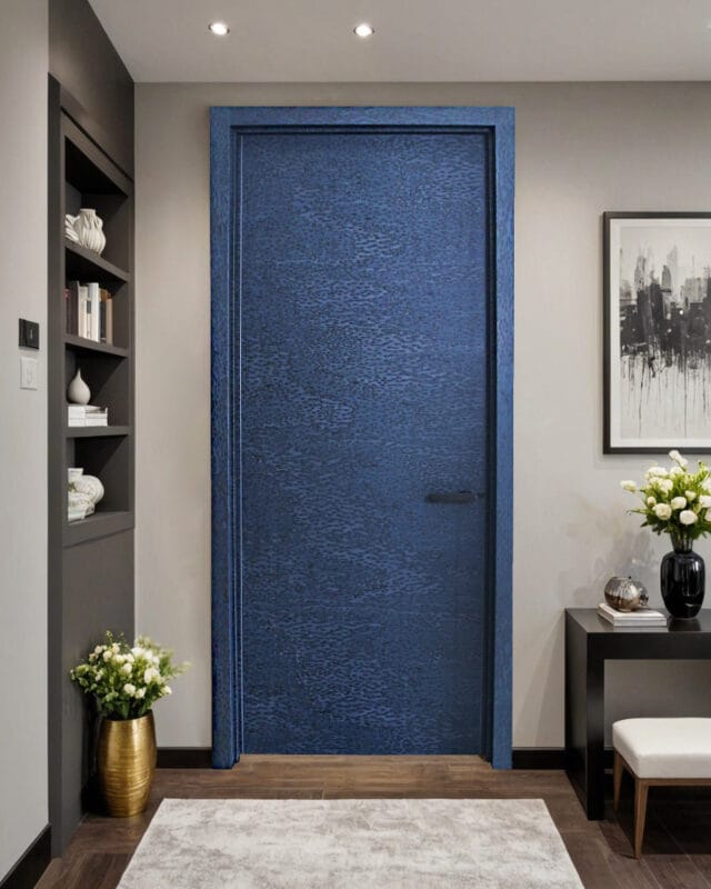 Busan Modern Solid Core Interior Door with Concealed Hinges | MR DOOR US